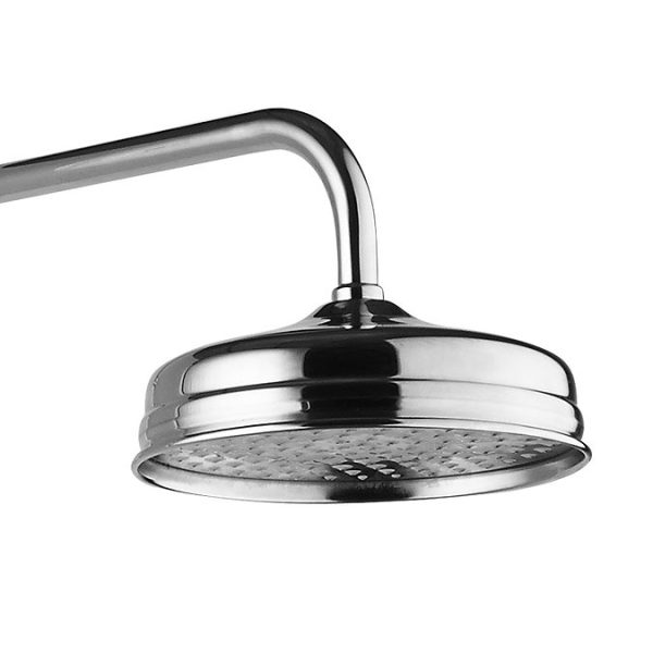 Chatsworth Thermostatic Shower Bar Valve with Rigid Riser & Fixed Head - Image 5