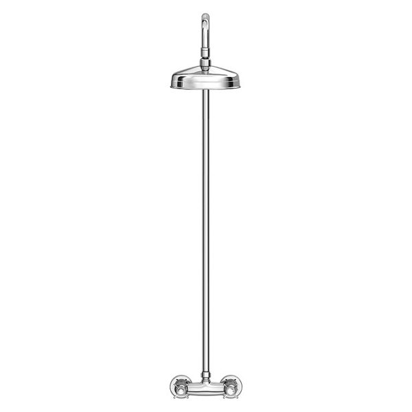 Chatsworth Thermostatic Shower Bar Valve with Rigid Riser & Fixed Head - Image 2