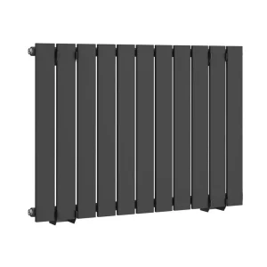 Urban H600 x W836mm Matt Black Electric Only Single Panel Radiator with Bluetooth Thermostatic Element