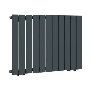 Urban Pre Filled Glycol H600 x W836mm Anthracite Electric Only Single Panel Radiator with Bluetooth Thermostatic Element