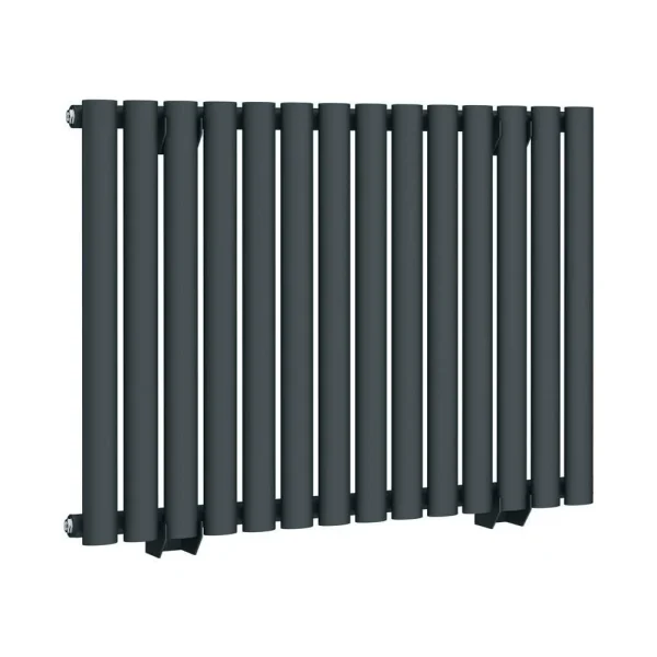 Metro H600 x W826mm Anthracite Electric Only Single Panel Radiator with Bluetooth Thermostatic Element