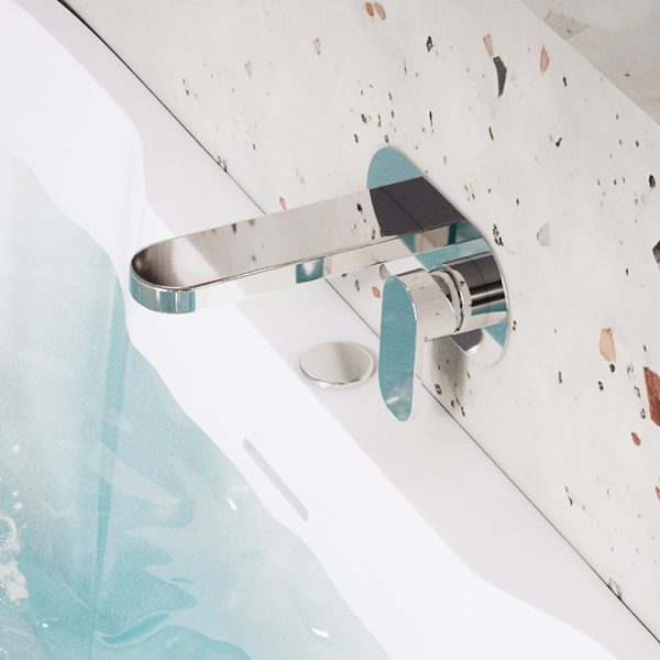 Elite Wall Mounted Bath Filler Tap - Image 2
