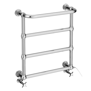 Maine 642 x 720mm Traditional Towel Rail (Includes Valves and Summer Electric Heating Kit)