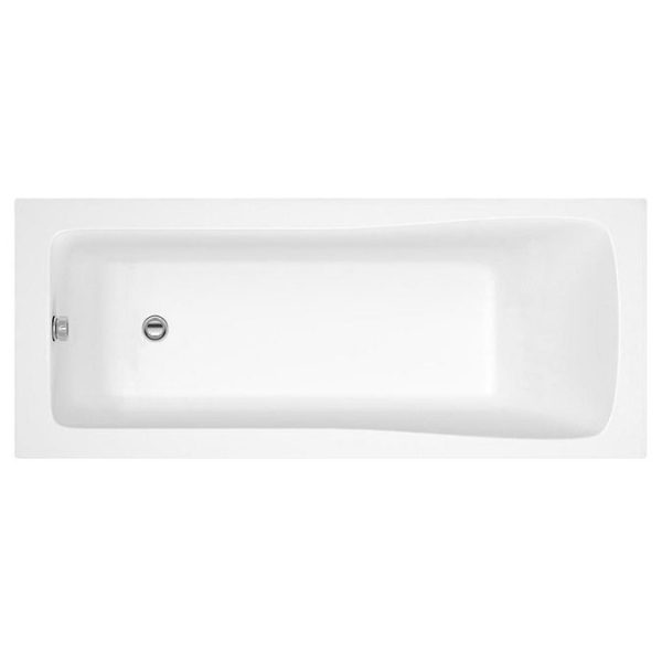 Nuie Square Hinged with Fixed Panel Screen Linton Shower Bath - Image 4