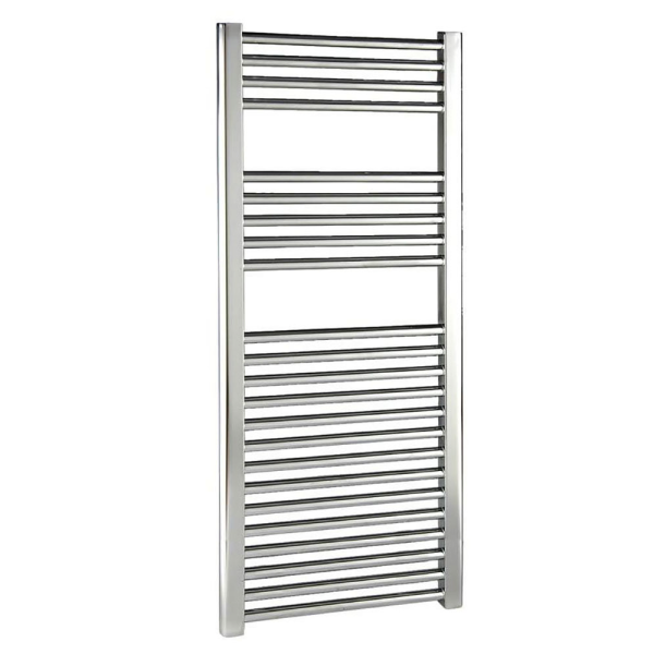 Reina Diva H1600 x W300mm Chrome Flat Electric Towel Rail   ON/OFF Element