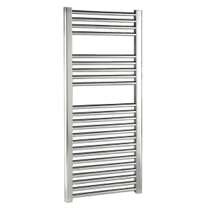 Reina Diva H800 x W500mm Chrome Flat Electric Towel Rail   ON/OFF Element
