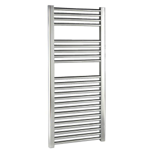 Reina Diva H1600 x W600mm Chrome Flat Electric Towel Rail ON/OFF Element