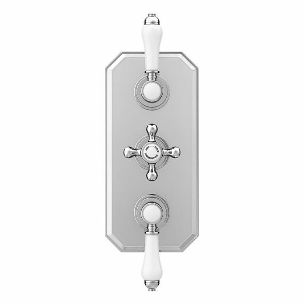 Belmont Traditional Shower Package   Concealed Valve with Fixed Head & Slider Kit - Image 3