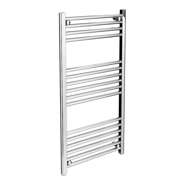 Diamond Straight Electric Heated Towel Rail   W500 x H1000mm   Chrome