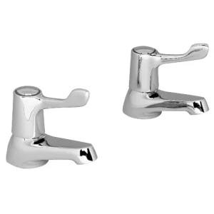 Franke Optima Adriatic F1329 Basin Taps with 3" Levers