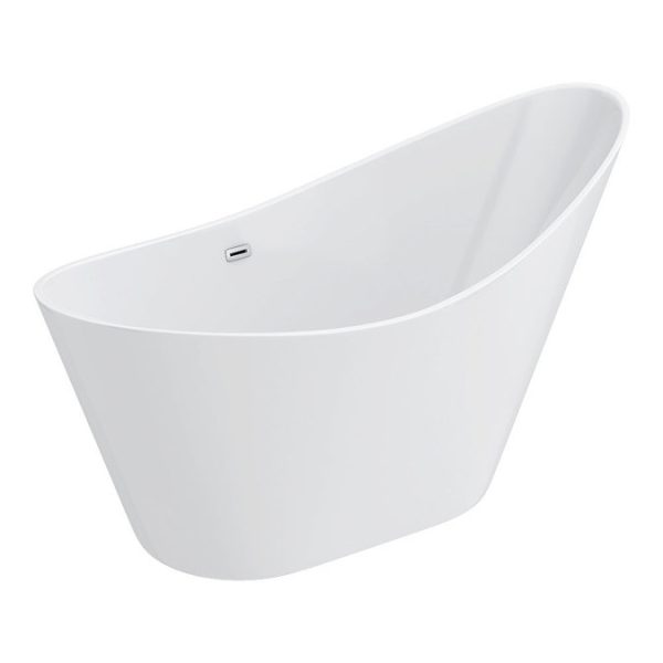 Nova 1570 Modern Small Free Standing Slipper Bath - Image 2
