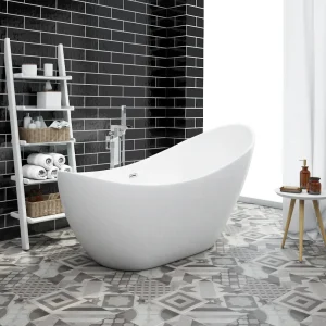 Nova 1750 Modern Free Standing Slipper Bath