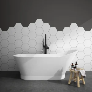 Toreno 1700 x 750mm Modern Slipper Freestanding Bath