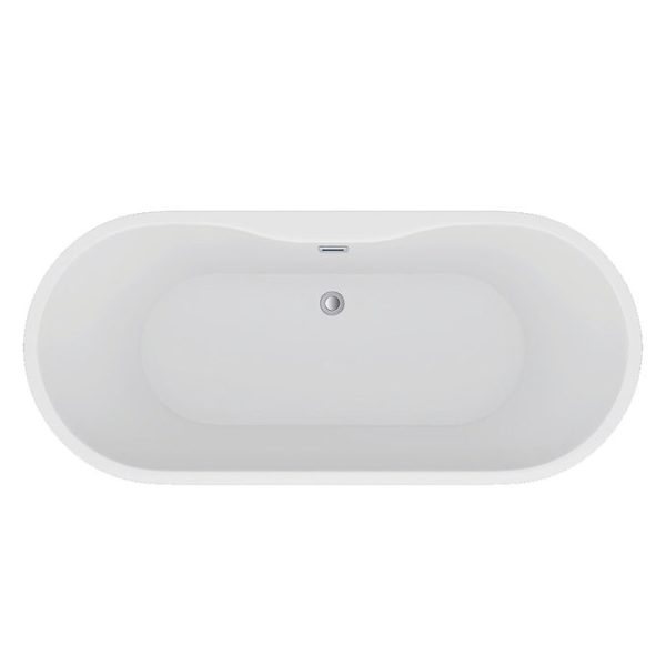 Alps 1660 x 735 Modern Roll Top Bath - Image 3