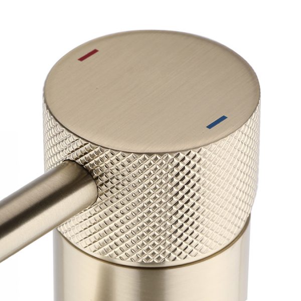 Foundry Mono Basin Tap   Brushed Brass - Image 2