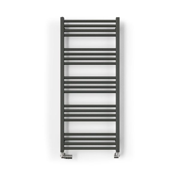 Terma Fiona Sparkling Grey Heated Towel Rail 1140 x 500mm - Image 3