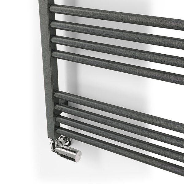 Terma Fiona Sparkling Grey Heated Towel Rail 1620 x 500mm - Image 5