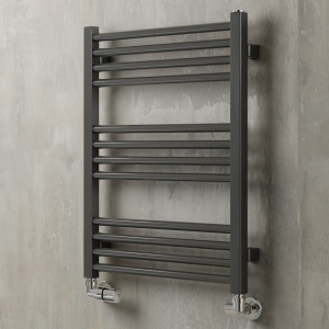 Terma Fiona Sparkling Grey Heated Towel Rail 660 x 500mm