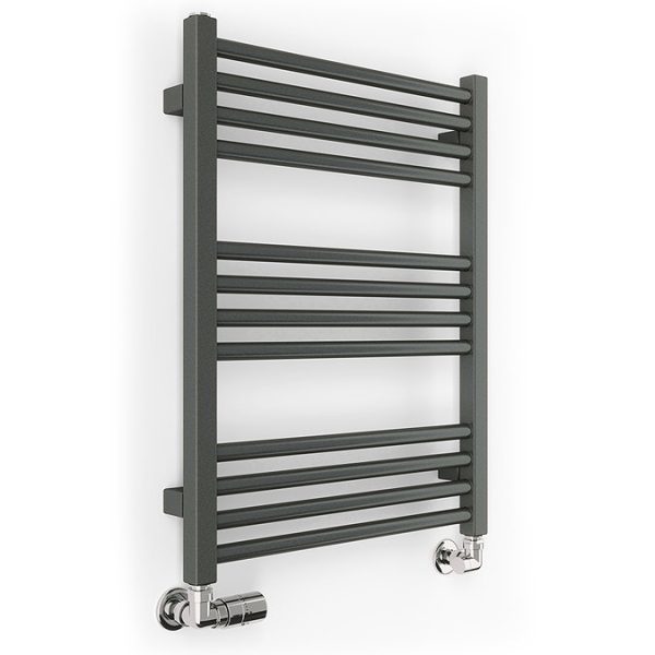 Terma Fiona Sparkling Grey Heated Towel Rail 660 x 500mm - Image 4