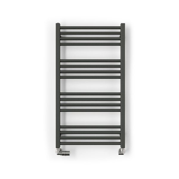 Terma Fiona Sparkling Grey Heated Towel Rail 900 x 500mm - Image 3