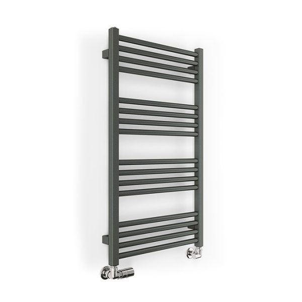 Terma Fiona Sparkling Grey Heated Towel Rail 900 x 500mm - Image 4