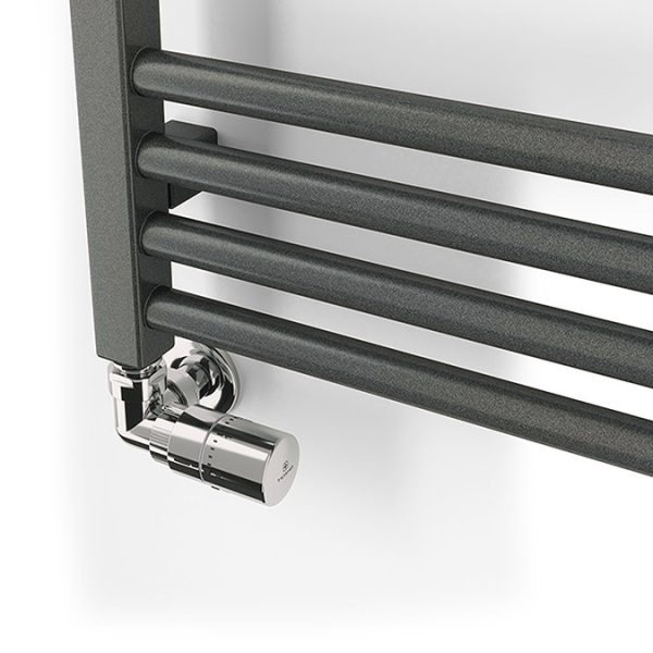 Terma Fiona Sparkling Grey Heated Towel Rail 900 x 500mm - Image 5