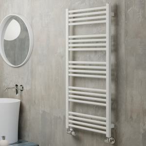 Terma Fiona Matt White Heated Towel Rail 1140 x 500mm