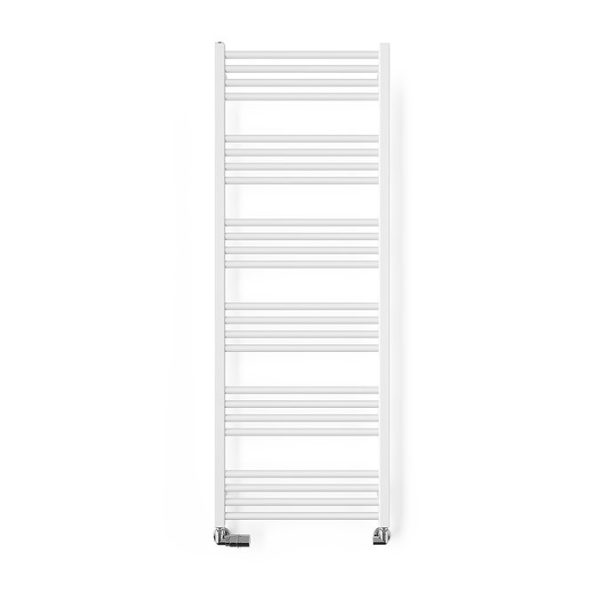 Terma Fiona Matt White Heated Towel Rail 1380 x 500mm - Image 3