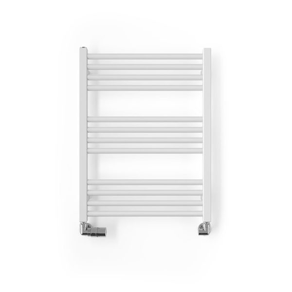 Terma Fiona Matt White Heated Towel Rail 660 x 500mm - Image 3