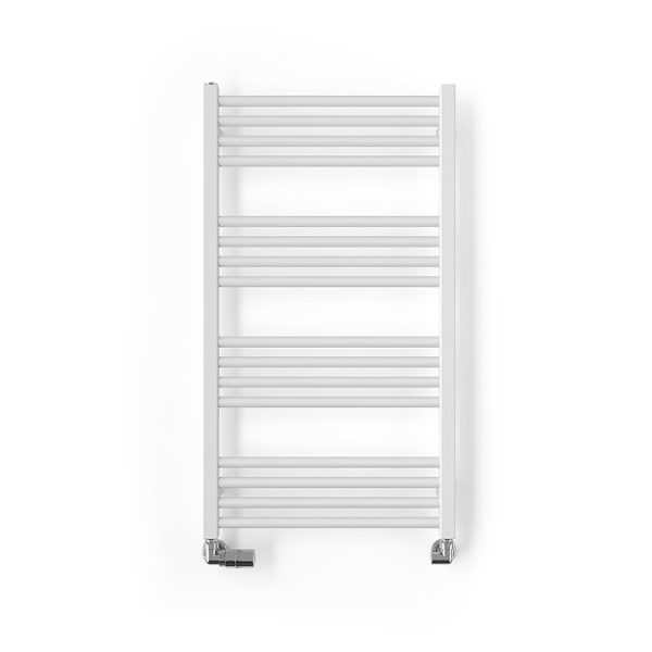Terma Fiona Matt White Heated Towel Rail 900 x 500mm - Image 3