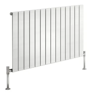 Reina Flat Horizontal Single Panel Designer Radiator   RAL Colour Options