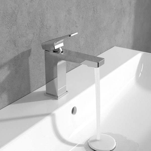 Villeroy and Boch Architectura Square Single Lever Basin Mixer with Pop up Waste   Chrome - Image 2
