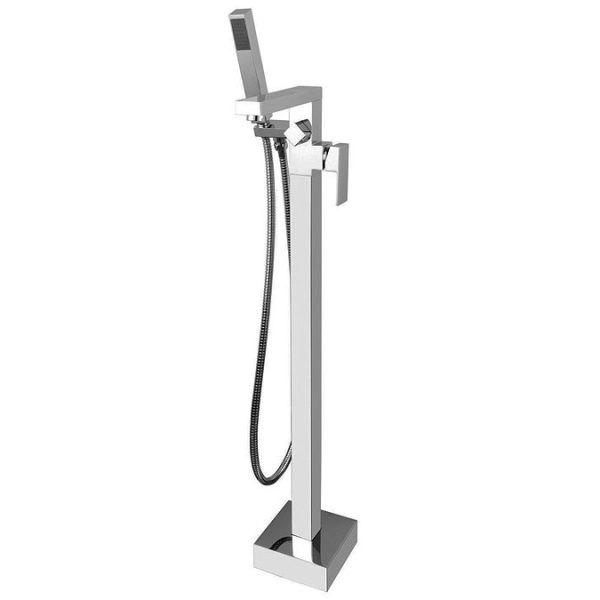 Prime Floor Mounted Freestanding Bath Shower Mixer   Chrome - Image 2