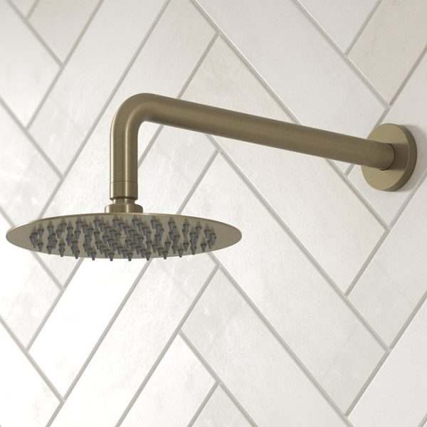 Bristan Frammento Concealed Dual Control Shower Pack   Brushed Brass - Image 3