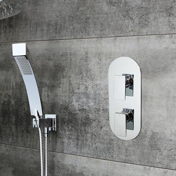 Bristan Frammento Concealed Dual Control Shower Pack    Chrome - Image 3