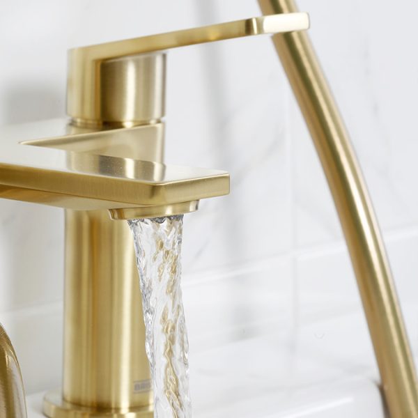 Bristan Frammento Bath Shower Mixer   Brushed Brass - Image 4