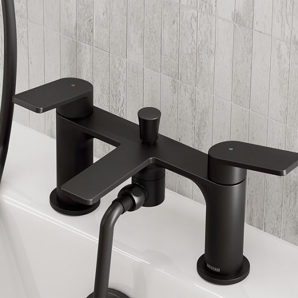 Bristan Frammento Bath Shower Mixer   Black - Image 2