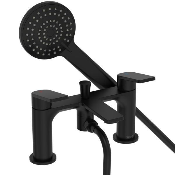 Bristan Frammento Bath Shower Mixer   Black