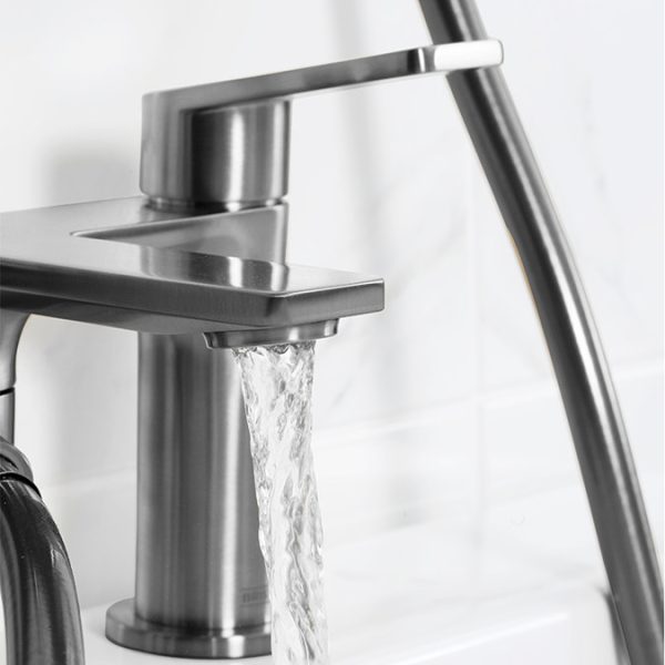 Bristan Frammento Bath Shower Mixer   Gun Metal Grey - Image 4