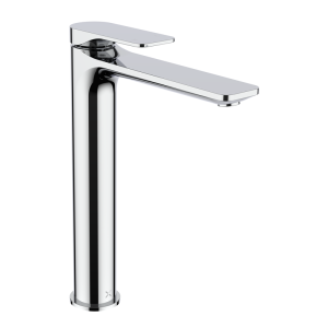 Crosswater Fuse Tall Mono Basin Mixer with Clicker Waste   Chrome