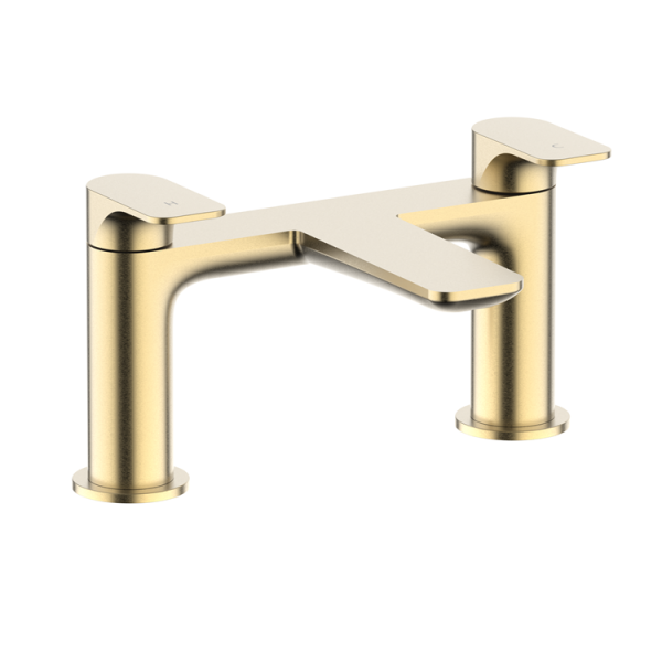 Crosswater Fuse Bath Filler   Brushed Brass