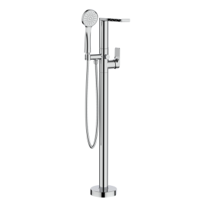 Crosswater Fuse Floor Mounted Freestanding Bath Shower Mixer   Chrome