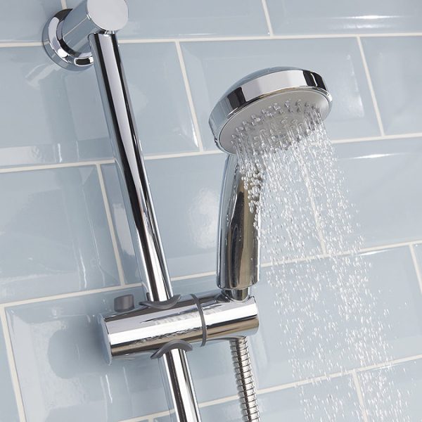 Bristan Frenzy Cool Touch Thermostatic Bar Valve inc. Riser + Multifunction Handset - Image 2