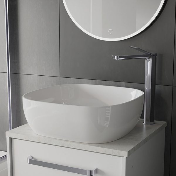 Crosswater Glide II Chrome Tall Mono Basin Mixer - Image 2