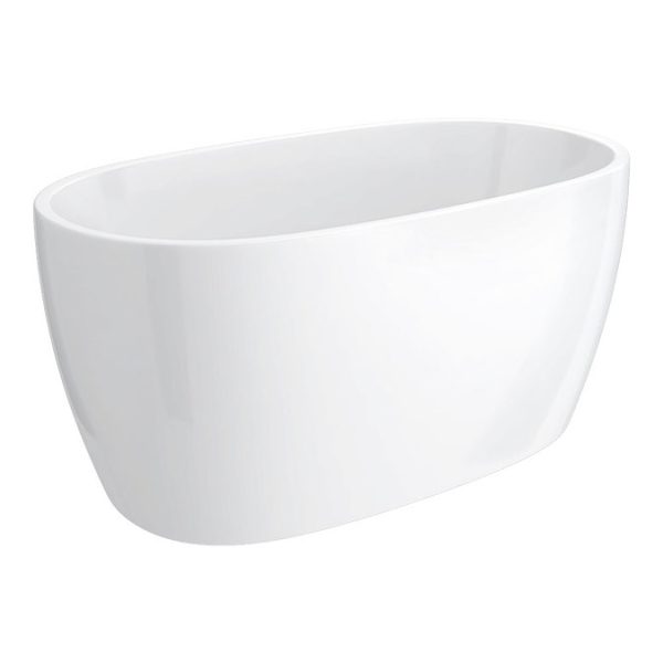 Snowden 1300 Small Modern Freestanding Bath - Image 2