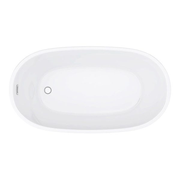 Snowden 1300 Small Modern Freestanding Bath - Image 4