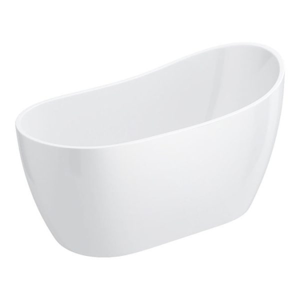 Toreno 1370 Small Modern Slipper Free Standing Bath - Image 2