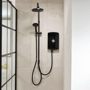 Triton Amore DuElec 9.5kw Electric Shower   Gloss Black