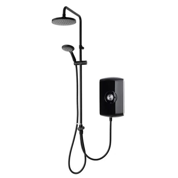 Triton Amore DuElec 9.5kw Electric Shower   Gloss Black - Image 3