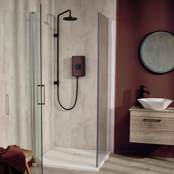 Triton Aspirante UNIQ 9.5kw Electric Shower   Dark Bronze Effect - Image 3